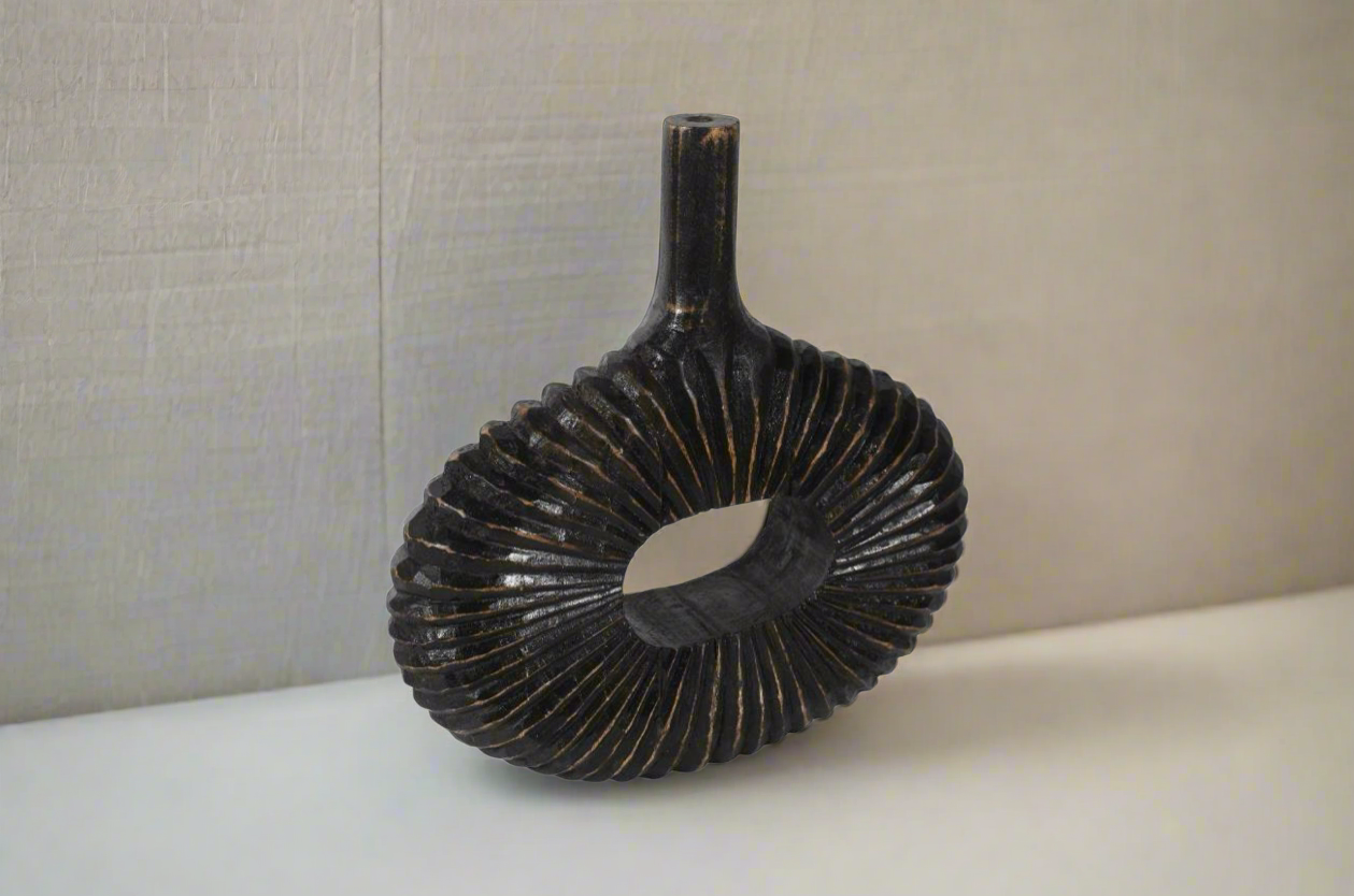 Reclaimed wooden Vase