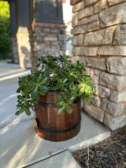 Reclaimed Wood Vintage Bucket/Planter