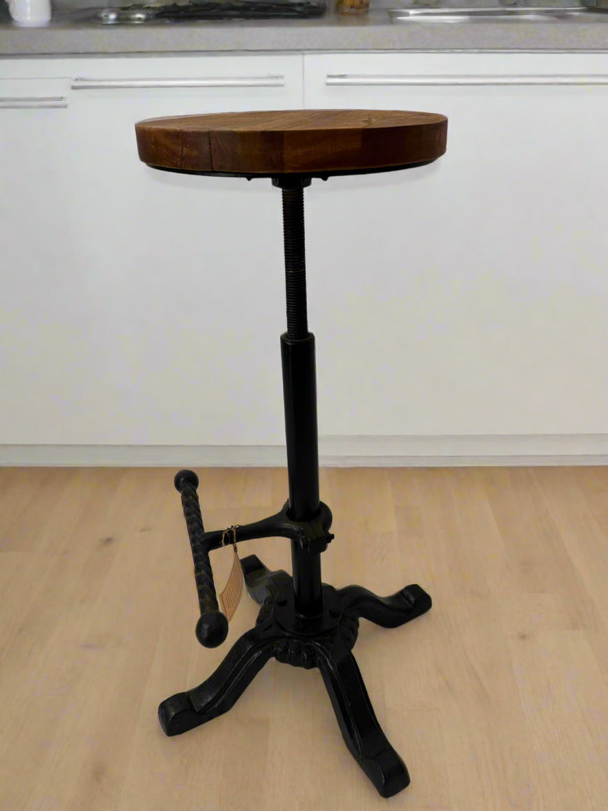 Bar stool with Heavy Cast iron