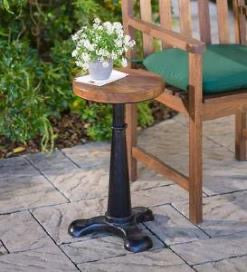 Wooden Top Bar stool/Table