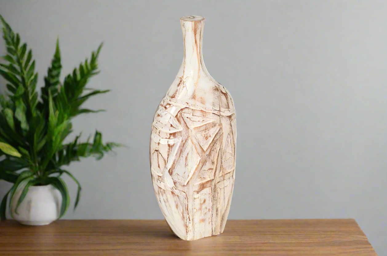 Wooden Vase