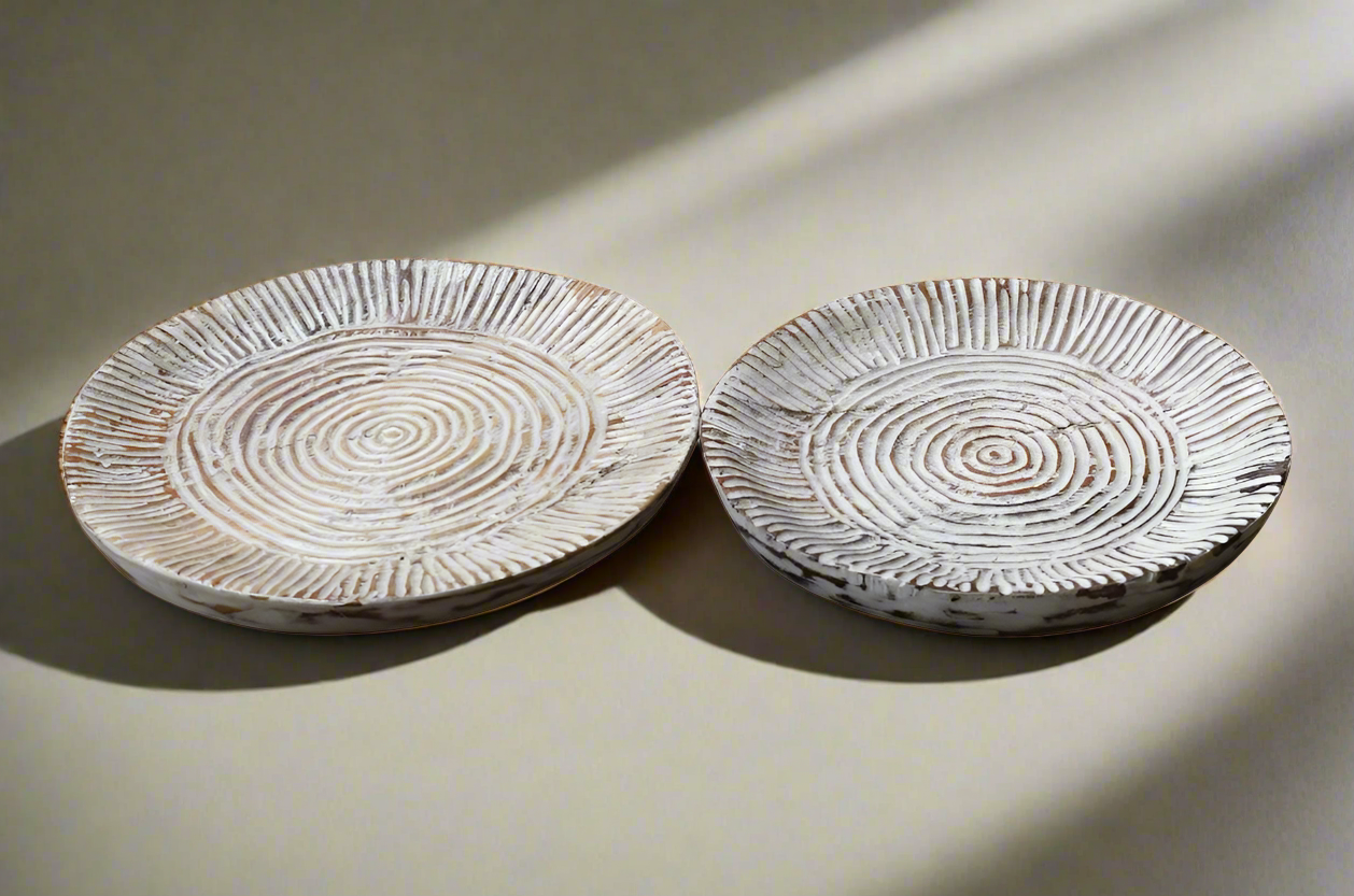 Wooden Tray set of two